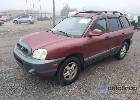 2002 Hyundai Santa Fe Gls/Lx from USA, damaged, VIN KM8SC13D32U266852